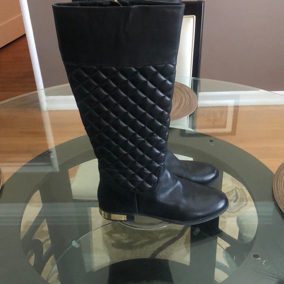 Quilted Rider Vince Camuto Boots - Picture 3 of 5